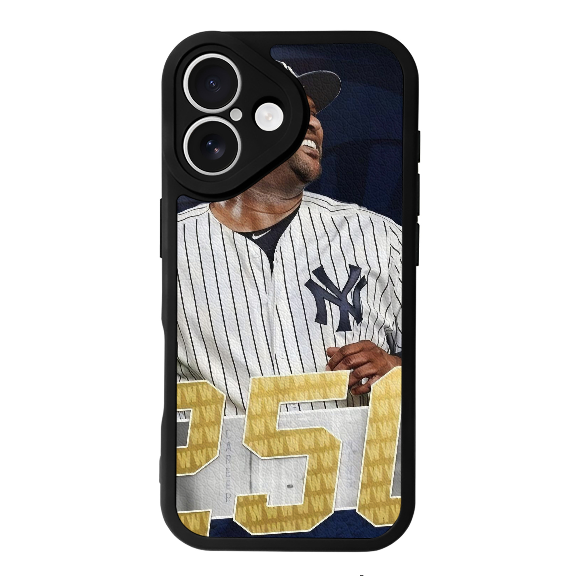 CC Sabatnia 14 IPhone 16 Silicone Leather Case – UV Print, Lambskin Texture – Perfect Fit, Wireless Charging Compatible, Scratch Resistant, Precise Cutouts – Stylish Protection For IPhone 16